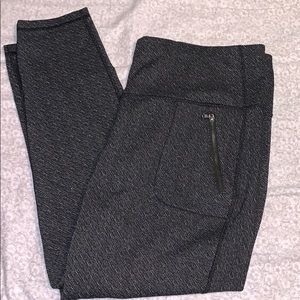 Black and Gray Leggings